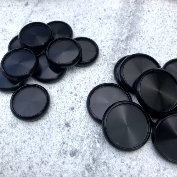 Discbound Discs Aluminium schwarz 20 mm 8 Stück