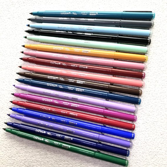 Brushpens LePen Flex 6er Set Pastel – Bild 5